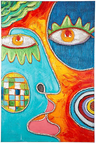 Casablanca by Gilde Leinwandbild "Visage rechteckig", (1 St.) günstig online kaufen