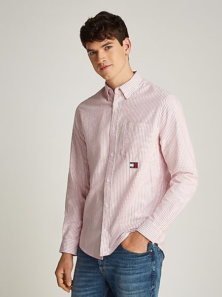 Tommy Jeans Langarmhemd TJM STRIPE OXFORD günstig online kaufen
