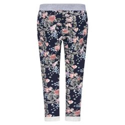 Mississhop Chinohose Damen Hose Blumen Jogginghose günstig online kaufen