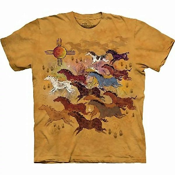 The Mountain T-Shirt Horses and Sun - Pferde günstig online kaufen