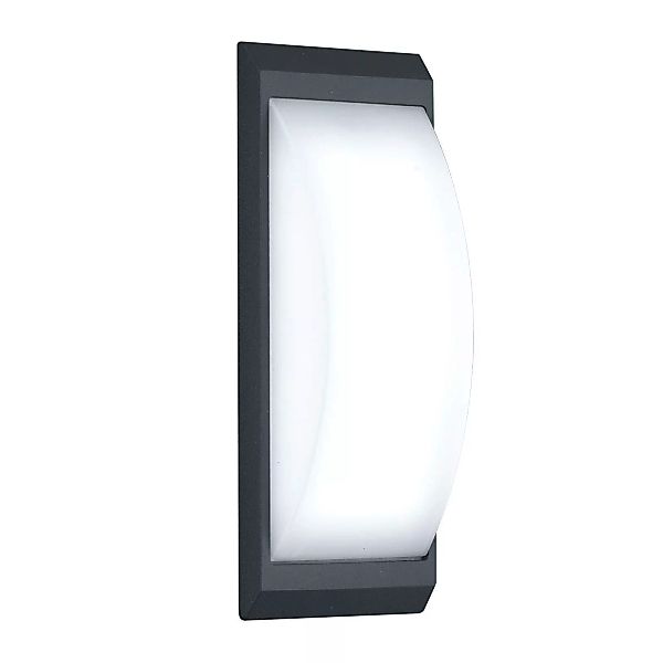 Helestra - Kapo LED Außenwandleuchte - graphit/BxHxT 10x22x4cm/3000K/510lm/ günstig online kaufen
