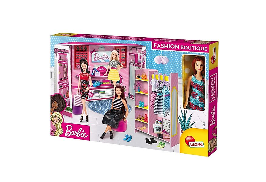 Lisciani Anziehpuppe Barbie Fashion Boutique mit Barbie-Puppe günstig online kaufen