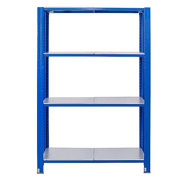 Ar Shelving T Profile Steckregal Blau & Verzinkt 200x120x40 cm 4 Böden 180 günstig online kaufen