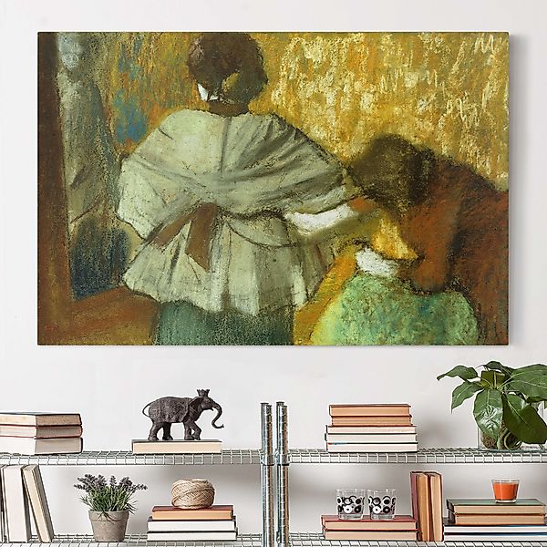 Leinwandbild - Querformat Edgar Degas - Modistin günstig online kaufen