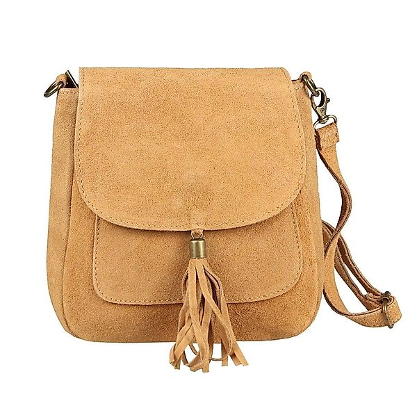 ITALYSHOP24 Schultertasche Made in Italy Damen Leder Tasche CrossOver, als günstig online kaufen