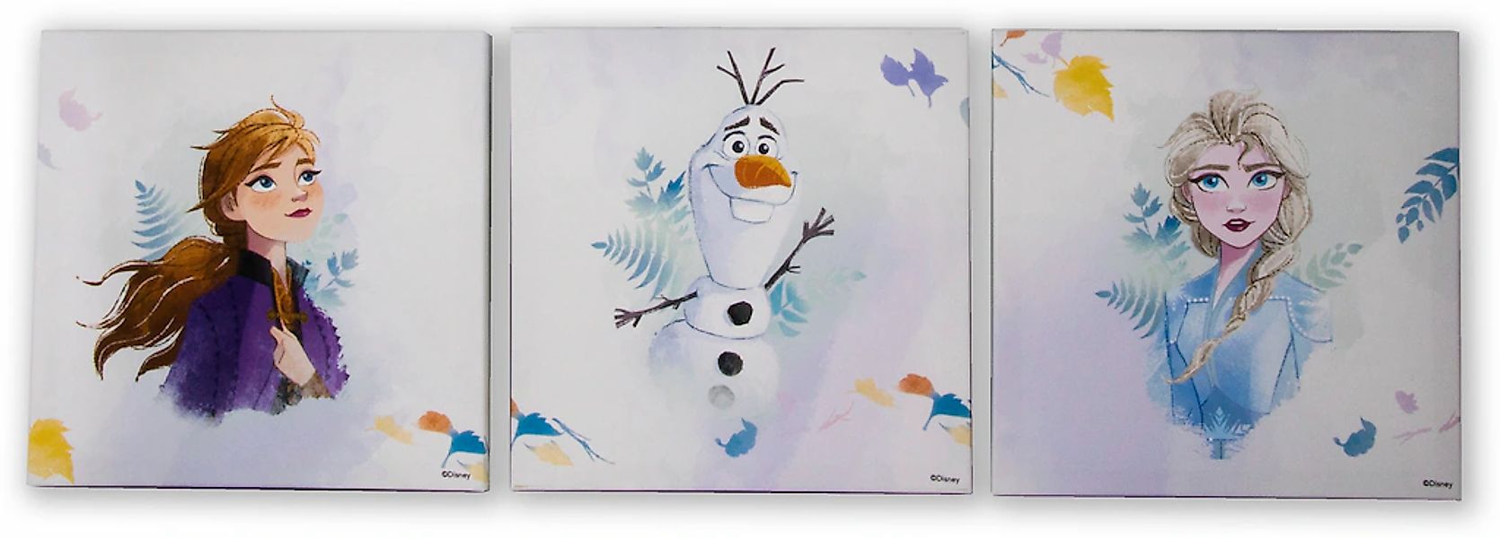 Disney Leinwandbild "Frozen 2", (Set, 3 St.) günstig online kaufen