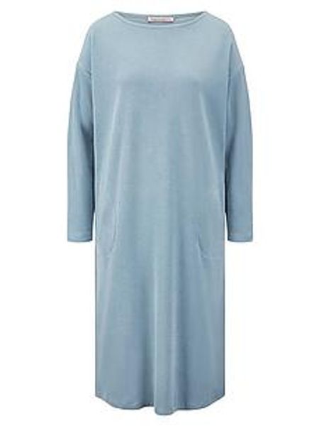 Frottee-Nachthemd Hautnah blau günstig online kaufen