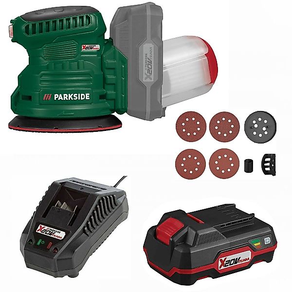 Parkside Akku-Exzenterschleifer Akku-Exzenterschleifer PAEXSG 20-Li 4 günstig online kaufen