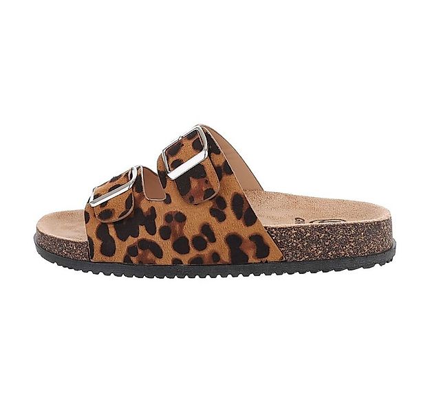 Ital-Design Damen Komfort Sandale mit Schnallen für Freizeit und Alltag Pan günstig online kaufen