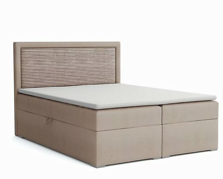 Deine Möbel 24 Boxspringbett JOHN II Polsterbett Komplettbett Bett Schlafzi günstig online kaufen