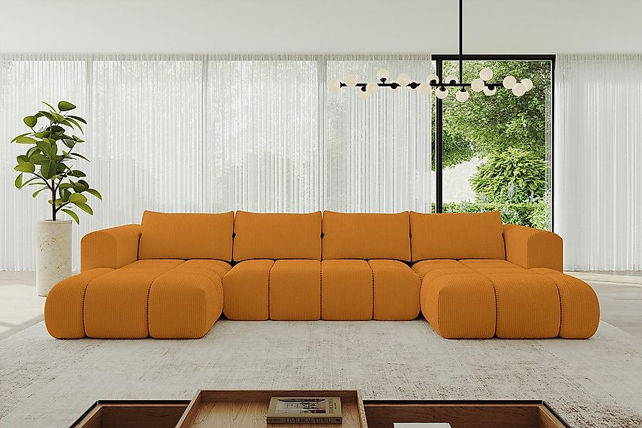 ALTDECOR Wohnlandschaft CLOUD-U, Couch mit Schlaffunktion, günstig online kaufen
