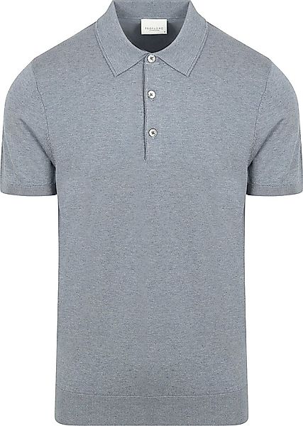 Profuomo Poloshirt Luxury Knitted Blau - Größe L günstig online kaufen