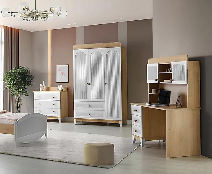 Xlmoebel Kleiderschrank Möbel-Set für Kinder- oder Schlafzimmer bestehend a günstig online kaufen