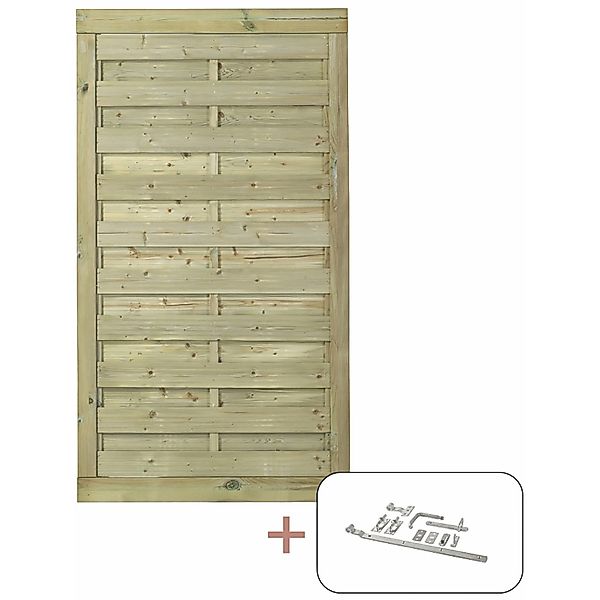 Einzeltor Newline Nadelholz druckimprägniert 100 cm x 180 cm günstig online kaufen
