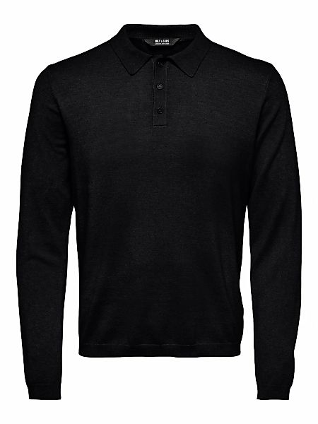 ONLY & SONS Polokragenpullover "ONSWYLER LIFE REG 14 LS POLO KNIT NOOS" günstig online kaufen