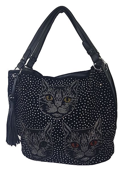 Einkaufszauber Beuteltasche Beutel Handtasche Katzen, Katzen günstig online kaufen