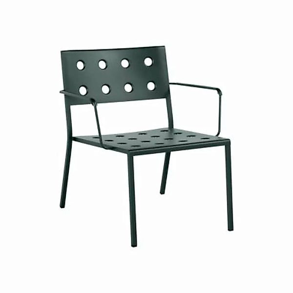 Lounge-Sessel stapelbar Balcony metall grün / Stahl - Hay - Grün günstig online kaufen