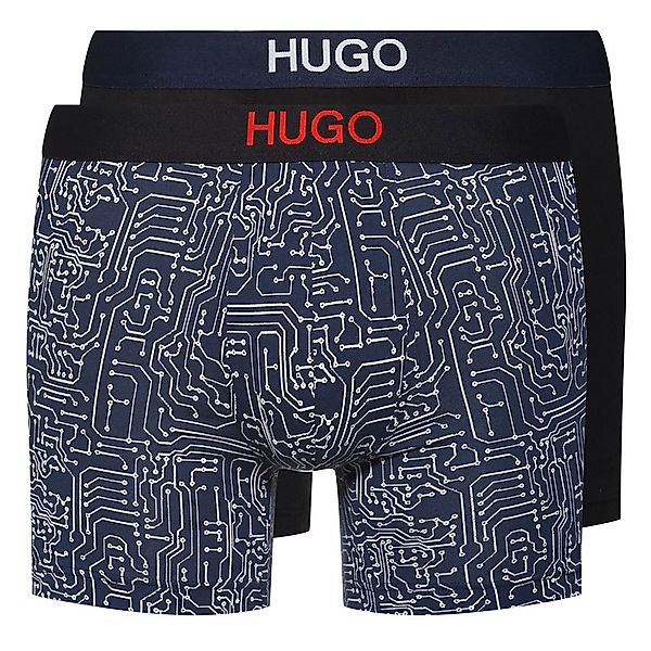 Hugo Slip Boxer 2 Paare XL Open Blue günstig online kaufen