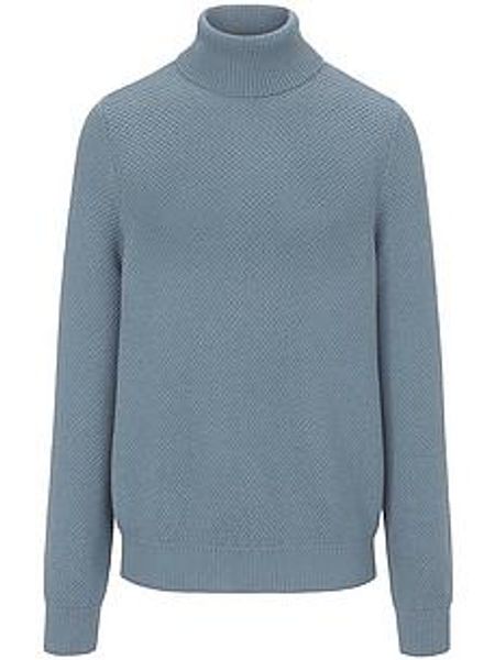 Rollkragen-Pullover Peter Hahn blau günstig online kaufen
