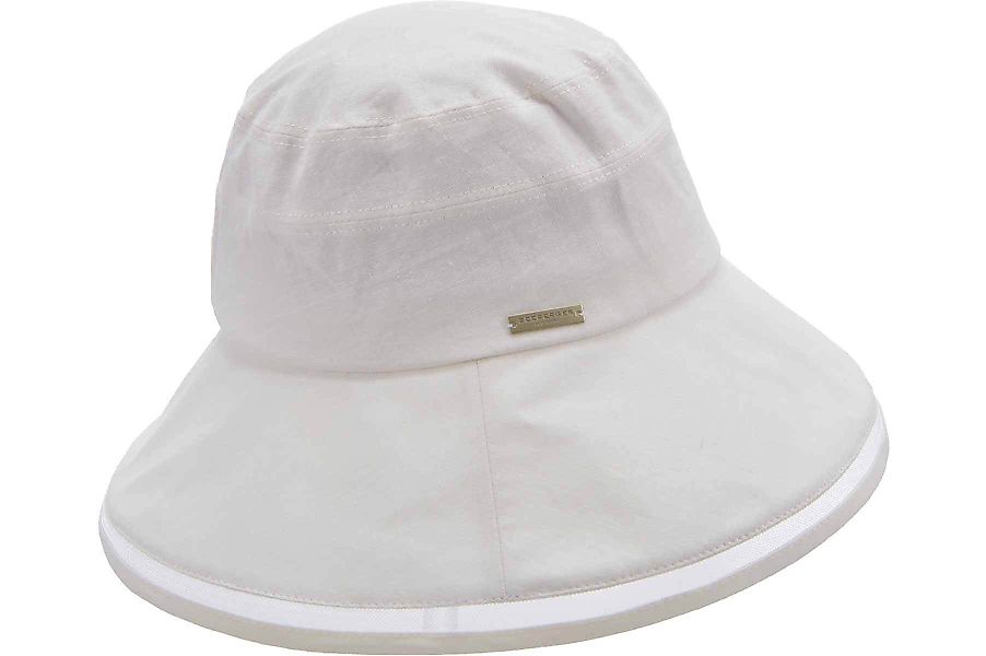 Seeberger Fischerhut Leinen Baumwollstoff Fischerhu 55604-0 günstig online kaufen