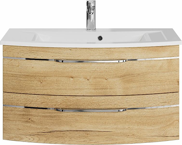 Saphir Waschtisch »Serie 7045 Mineralmarmor-Waschtisch und Unterschrank, 91 günstig online kaufen