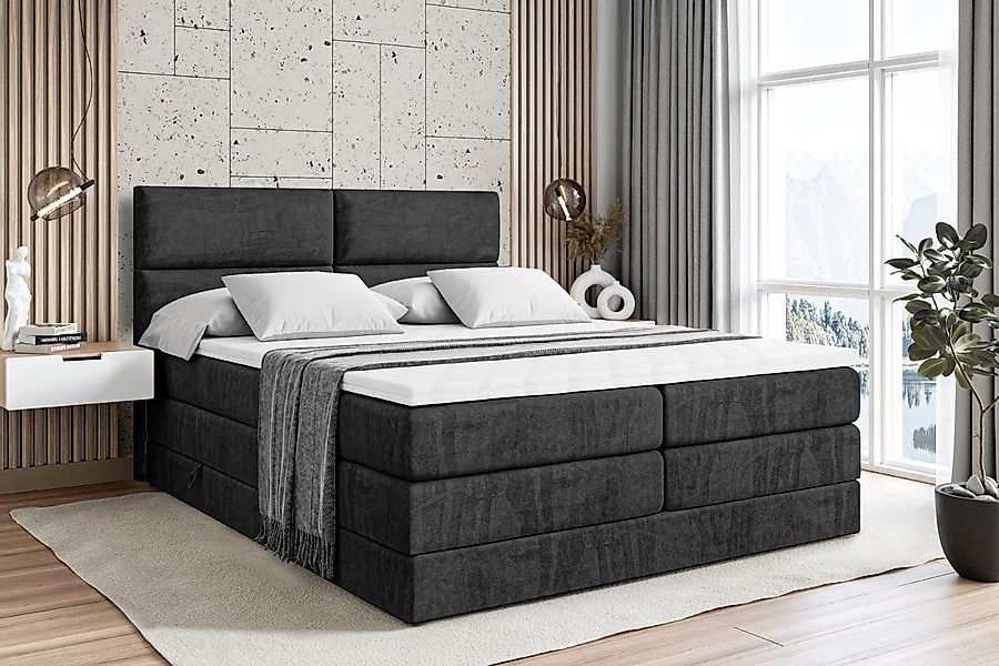 ALTDECOR Boxspringbett BOXI3 KING (Multipocket-Matratze H4, günstig online kaufen