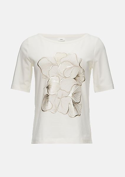 s.Oliver BLACK LABEL Kurzarmshirt Jerseyshirt mit günstig online kaufen