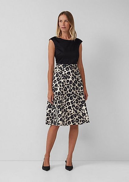 s.Oliver Midikleid Kleid Ausgestelltes Etuikleid mit Leo-Rock günstig online kaufen
