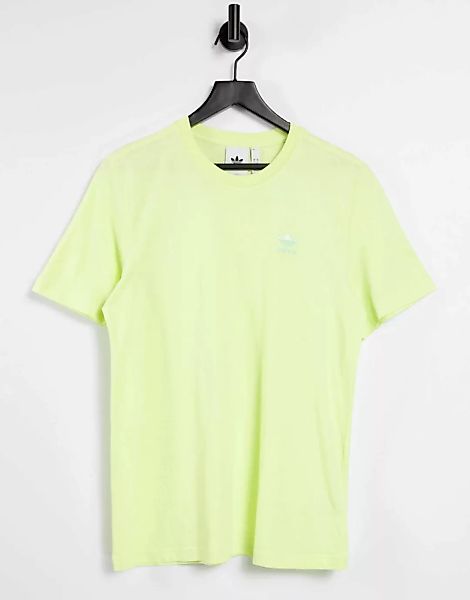 adidas Originals – adicolor – Gelb getöntes Boyfriend-T-Shirt günstig online kaufen