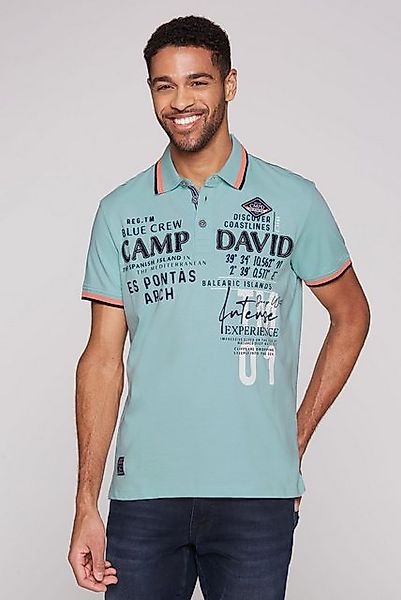 CAMP DAVID Poloshirt mit Logo Artworks günstig online kaufen