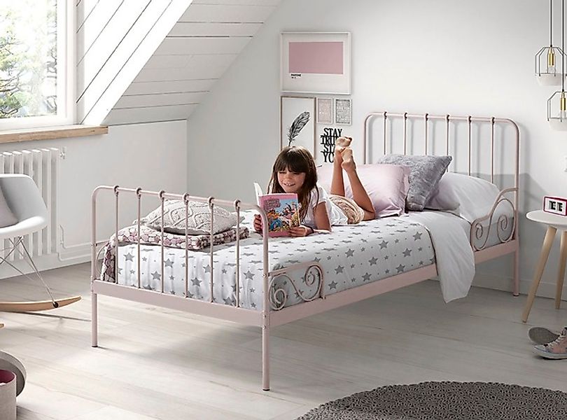 Vipack Jugendbett "Alice, Bettgestell Metall, pulverbeschichtet, in zeitlos günstig online kaufen