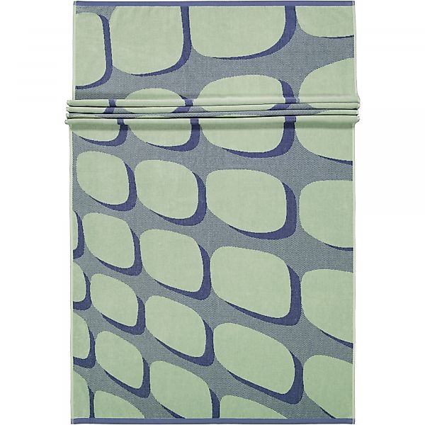 Vossen Strandtücher Shadow Play - Farbe: soft green - 0002 - 100x180 cm günstig online kaufen