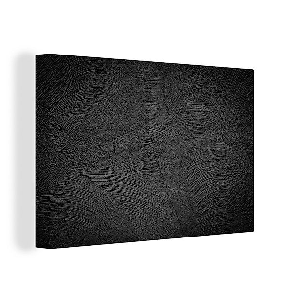 OneMillionCanvasses® Leinwandbild Beton - Schwarz - günstig online kaufen