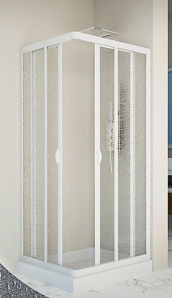 Forte Eckdusche Vela, BxT: 80x80 cm, günstig online kaufen