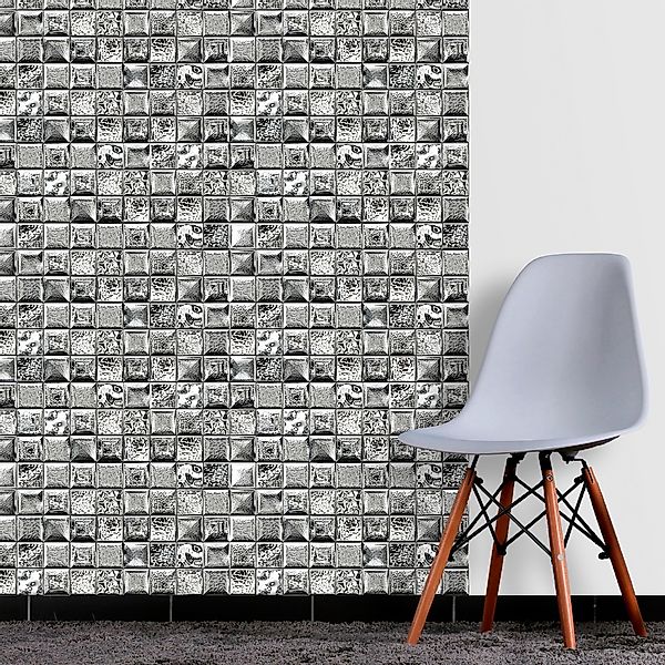 queence Vinyltapete »Tobi«, bedruckt-clean-unifarben-minimalistisch-Abriebe günstig online kaufen