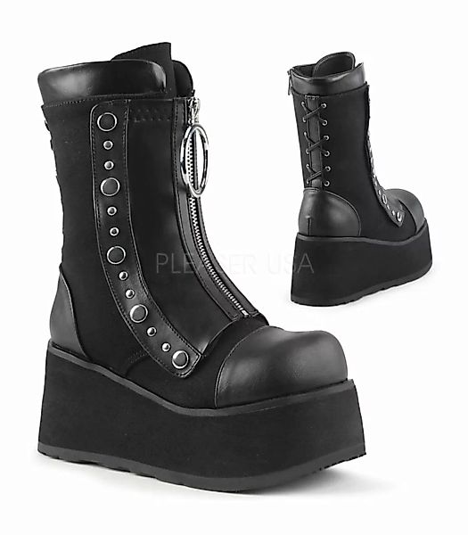 Demonia Plateau Stiefelletten CLASH-206 schwarz (Schuhgröße: EUR 42) günstig online kaufen
