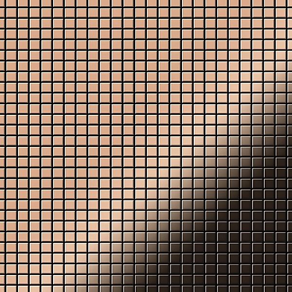 ALLOY Mosaik Fliese Massiv Metall Kupfer Gewalzt Kupfer 1,6mm Stark Glomesh günstig online kaufen