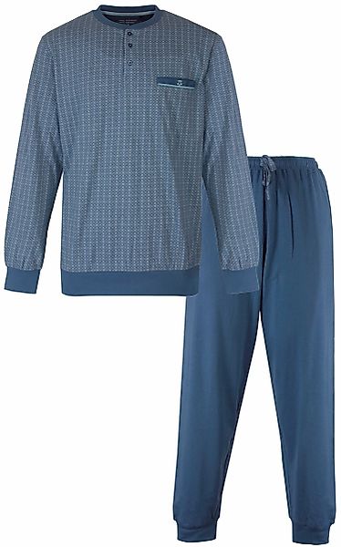 Paul Hopkins Schlafanzug Herren Pyjama lang günstig online kaufen
