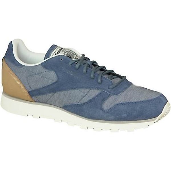 Reebok Cl Leather Fleck Schuhe EU 44 Grey,Blue günstig online kaufen