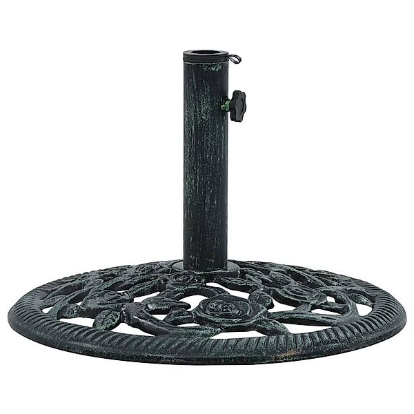 vidaXL Schirmhalter Sonnenschirmständer Grün 9 kg günstig online kaufen
