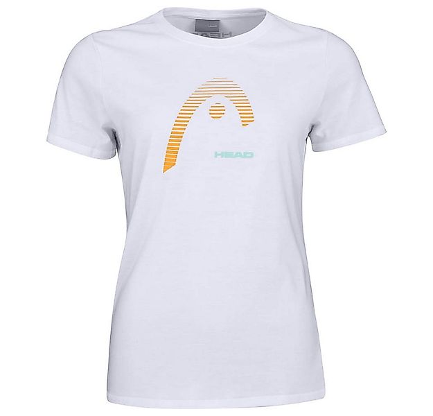 Head Tennisshirt Club Lara weiss/orange Damen günstig online kaufen