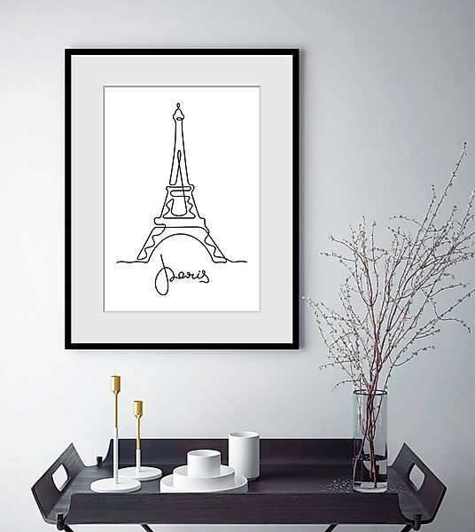 queence Bild »Stadt der Liebe«, Paris-Frankreich-Gebäude-Kunst-Schriftzug-S günstig online kaufen