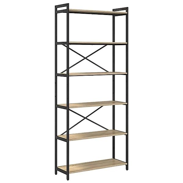 vidaXL Bücherregal Sonoma-Eiche 40 x 30 x 85 cm Holzwerkstoff 868408 günstig online kaufen