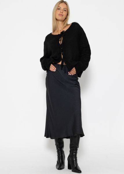 SASSYCLASSY Midirock Satinrock Damen in eleganter günstig online kaufen