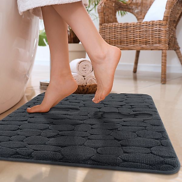 Paco Home Badematte "Corby 256, Memory-Schaum Effekt" Höhe 13 mm rutschhemm günstig online kaufen