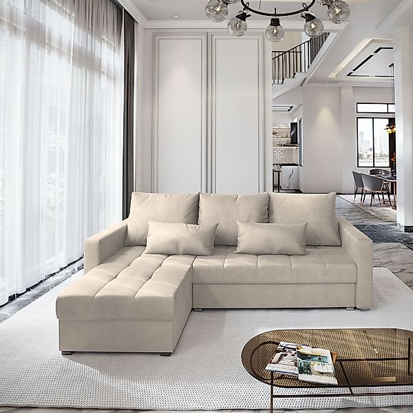 Masseno Ecksofa KOS mit Schlaffunktion L-Form, günstig online kaufen