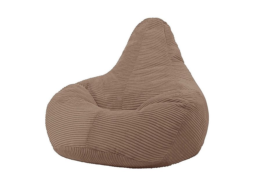 icon Sitzsack Sessel mit Rückenlehne aus Cord „Dalton“, Sitzsack XXL, Gamin günstig online kaufen