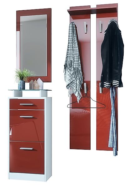 Vladon Garderoben-Set Loret V2, (Garderobe Set günstig online kaufen