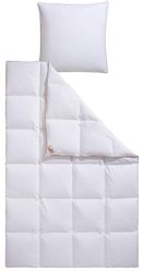 RIBECO Daunenbettdecke + Kopfkissen "Ella" zum Top-Preis günstig online kaufen