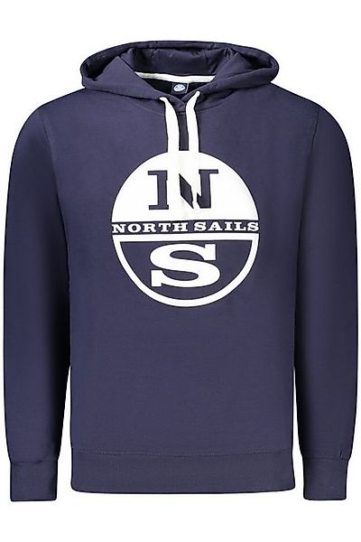 North Sails Sweatshirt Herren Langarm-Kapuzenpullover Blau – Weicher günstig online kaufen